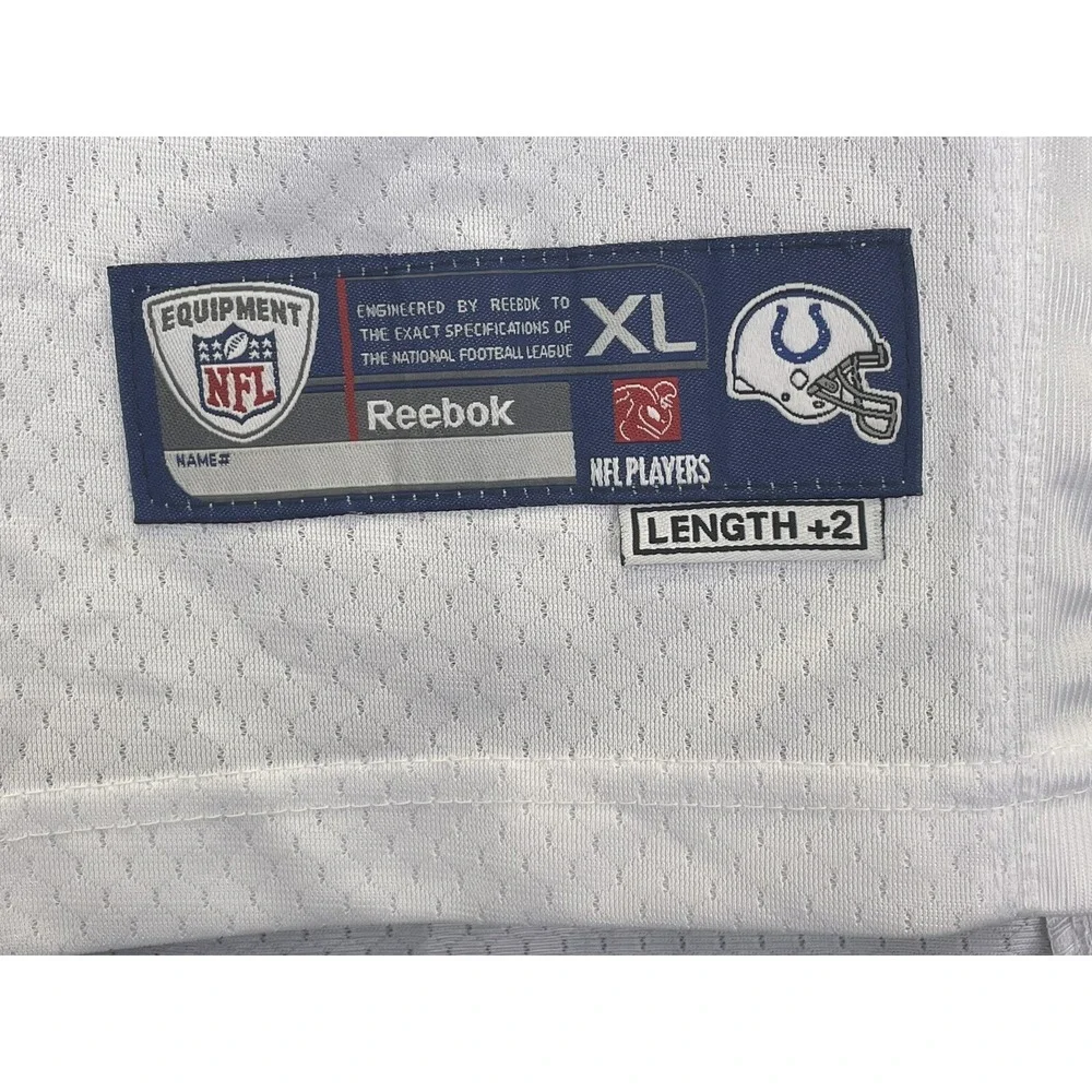 Reebok NFL / Colts # 18 Manning White Football Jersey Sz Youth XL (T28)‎ NWTs
